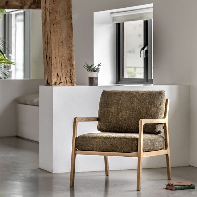 Cortona Armchair Moss Green