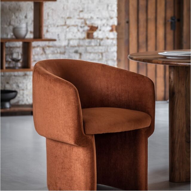Holm Dining Chair Rust