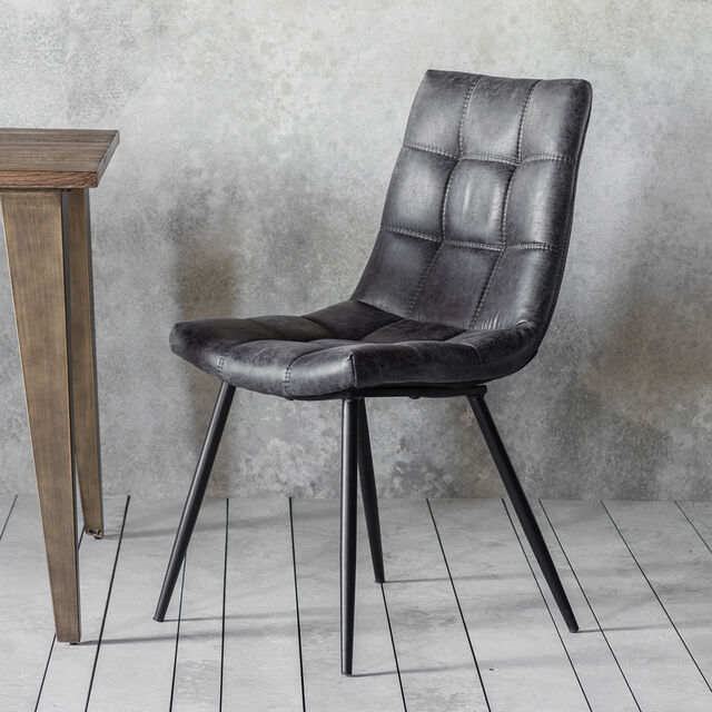 Darwin Grey Chair 2pk