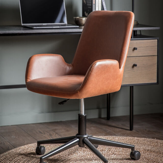 Faraday Swivel Chair Brown