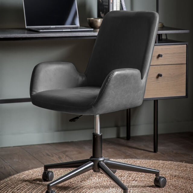 Faraday Swivel Chair Charcoal