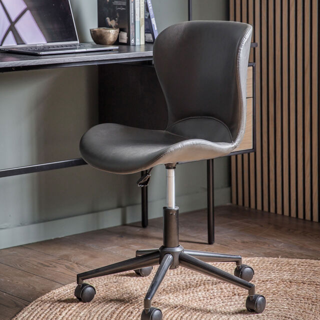 Mendel Swivel Chair Charcoal