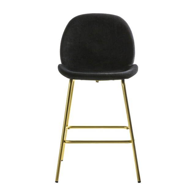 Flanagan Stool Black Velvet