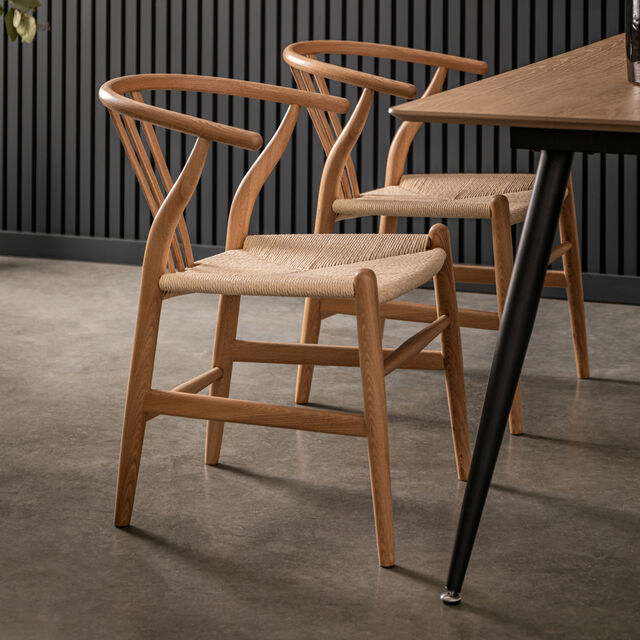 Whitney Chair Natural 2pk