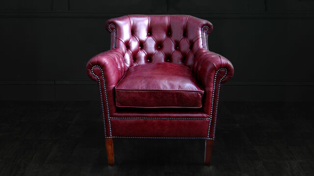 Burgundy Kensington Chair