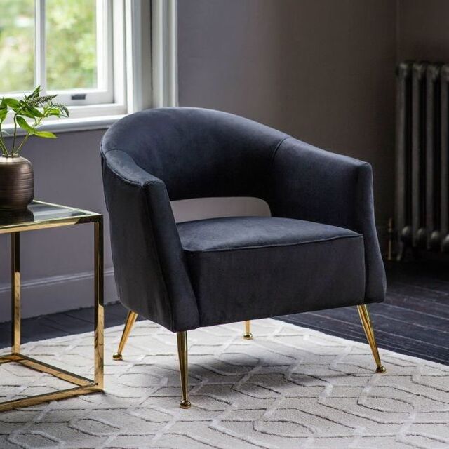 Barletta Armchair Black