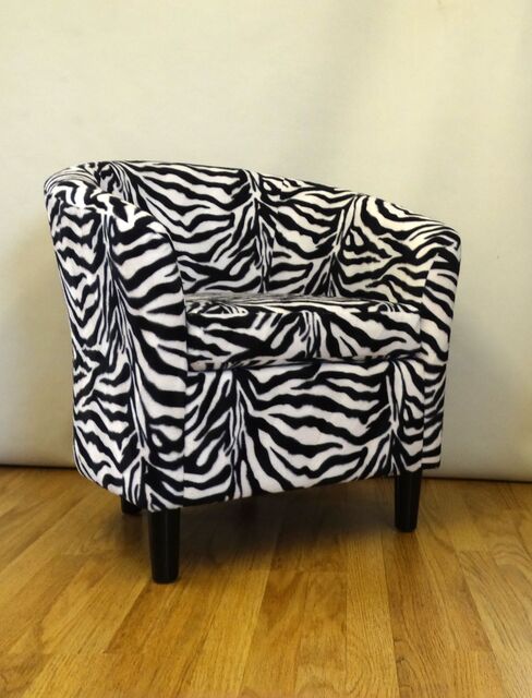 Eve Chair Safari Optic White  Zebra
