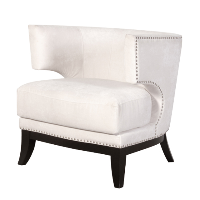Cream studded chair